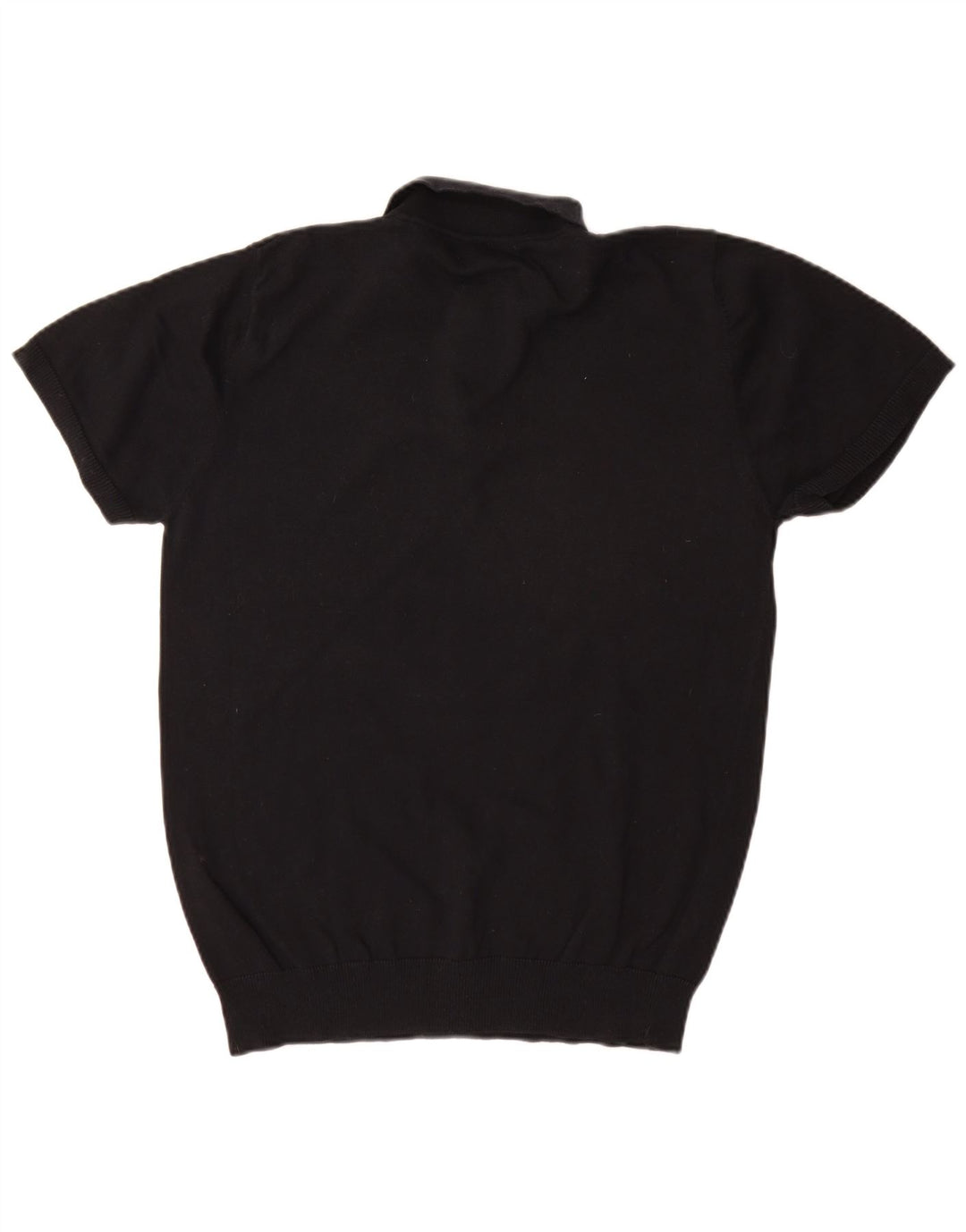 Męski sweter polo z krótkim rękawem French Connection, duży, czarny