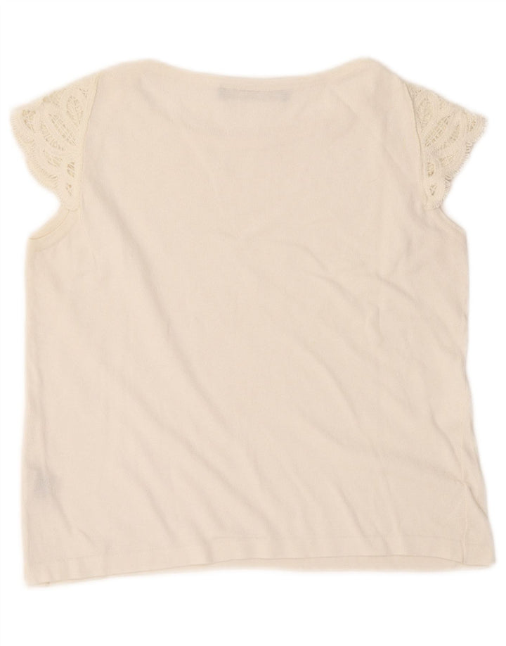 Damska bluzka Roccobarocco Crop Top UK 8 Small White