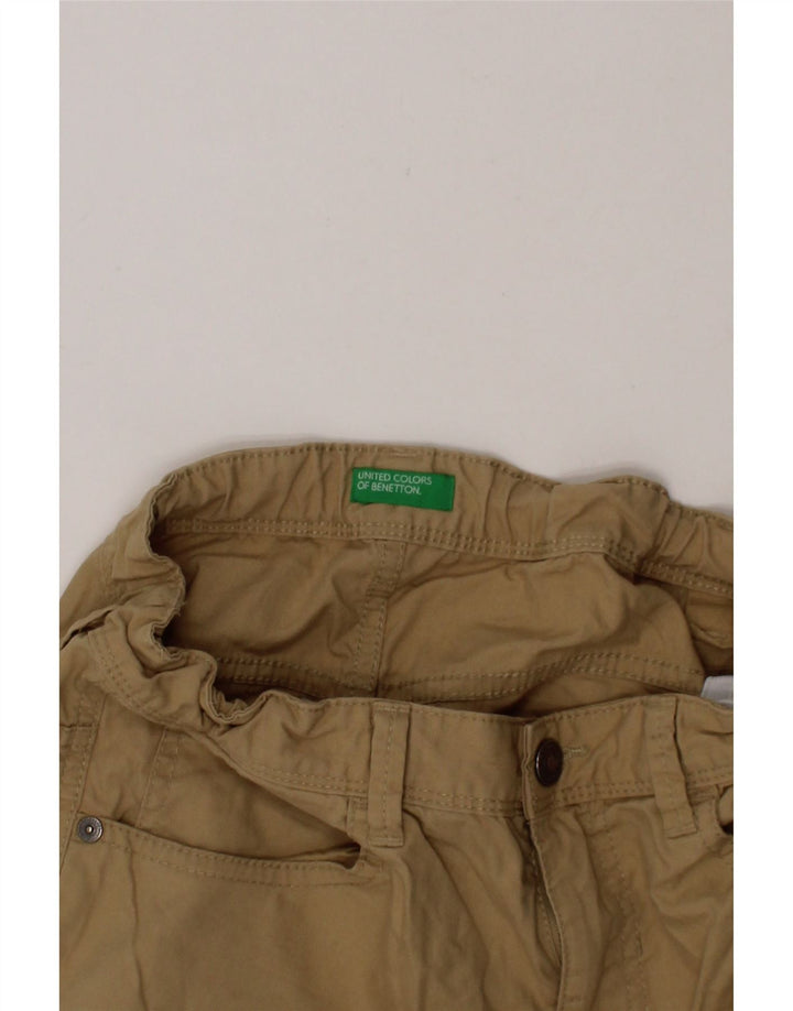 BENETTON Boys Casual Shorts 11-12 Years W26 Brown Vintage Benetton and Second-Hand Benetton from Messina Hembry 