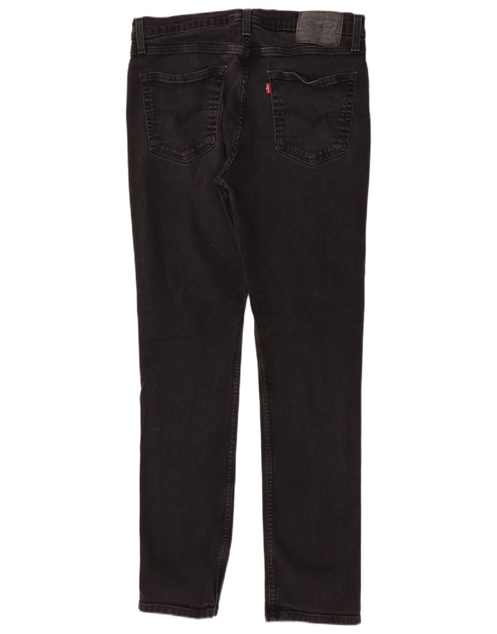 Męskie jeansy Levi's 511 Slim W36 L34 Czarna bawełna