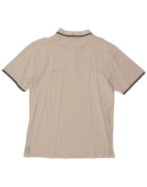 Męska koszulka polo CHAMPION 2XL Biała bawełna