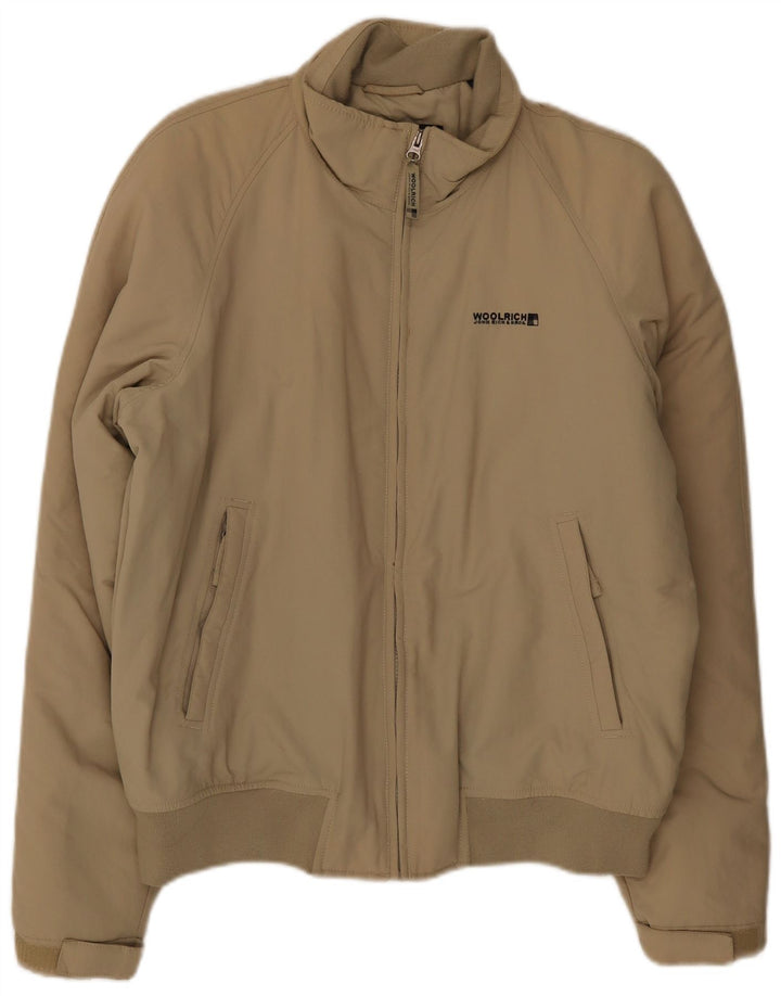 Męska kurtka bomberka Woolrich UK 40 duża beżowa