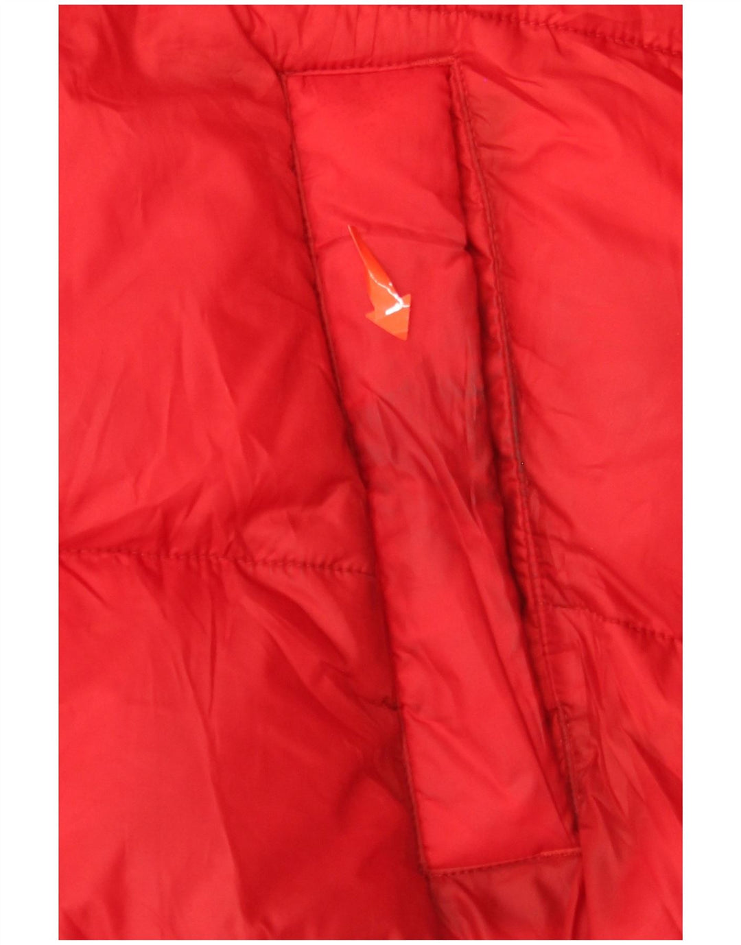 Męska ocieplana kurtka z kapturem TOMMY HILFIGER UK 40, duża, czerwona, z blokami kolorów