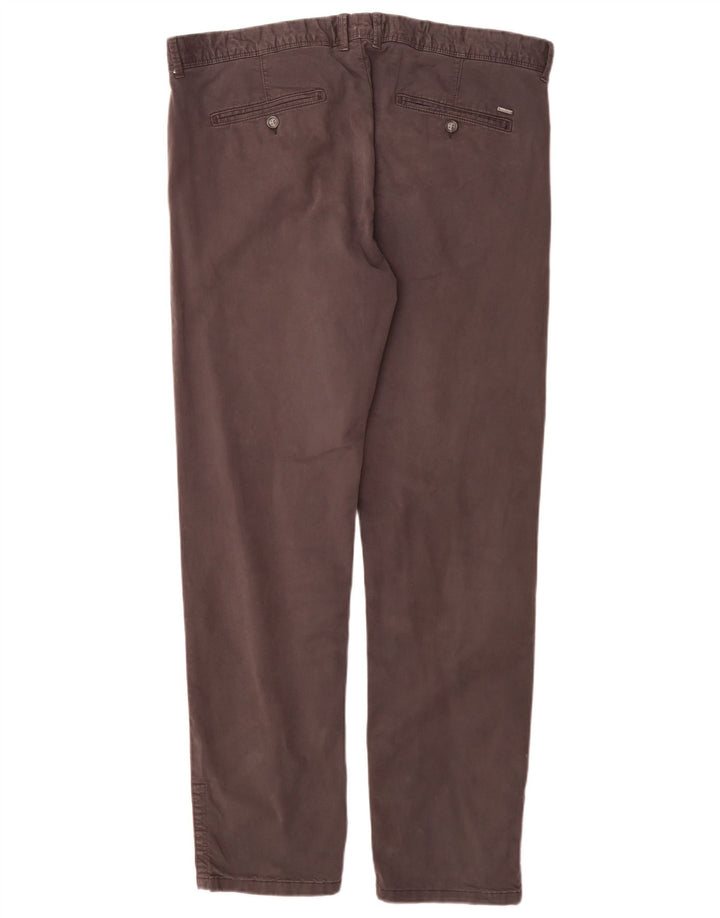Męskie proste spodnie chino Woolrich W38 L32 Szara bawełna