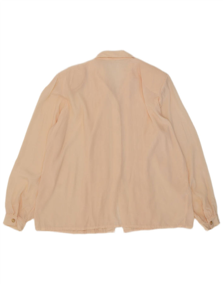 Vintage damska bluzka oversize UK 18 XL, różowa