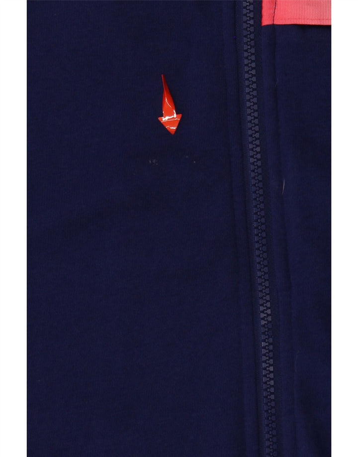 UNDER ARMOUR Męski sweter z kapturem i zamkiem błyskawicznym, duży, fioletowy, bawełniany w bloki kolorów