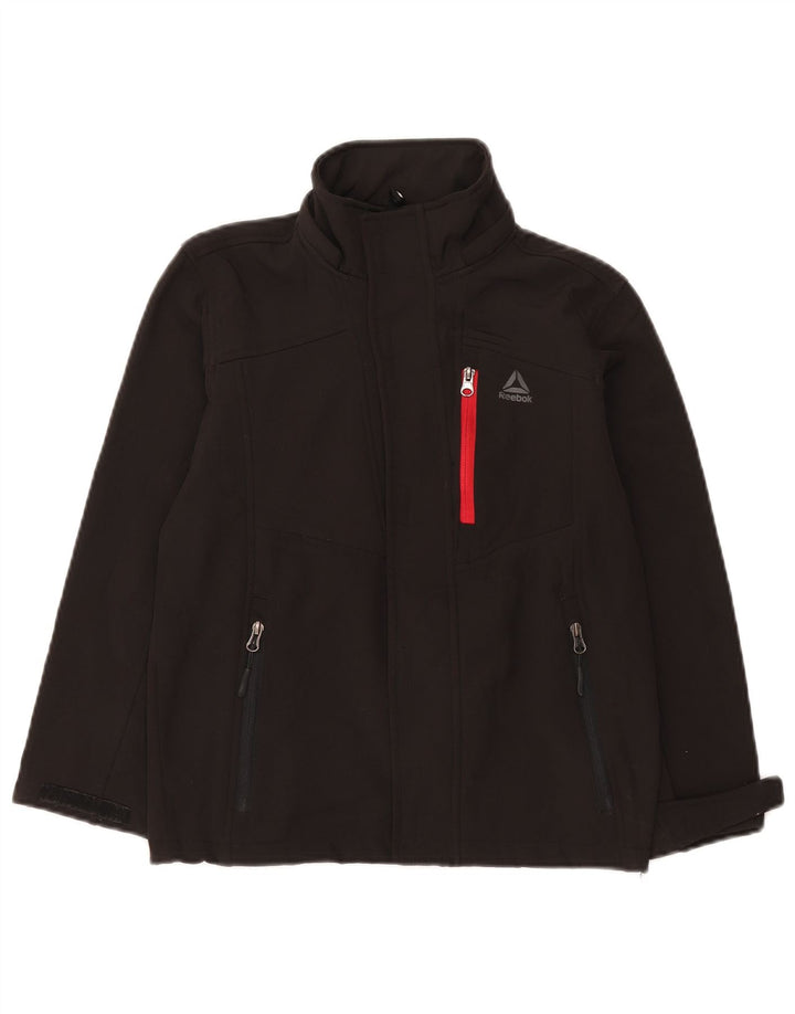Chłopięca kurtka wiatrówka Reebok 7-8 lat, mała, czarna, poliester