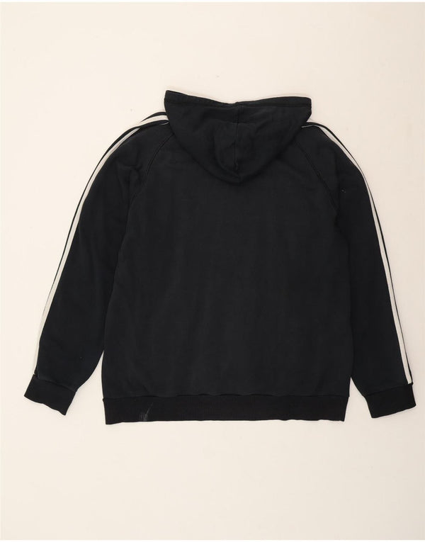 Adidas Męska bluza z kapturem 2XL Czarna bawełna