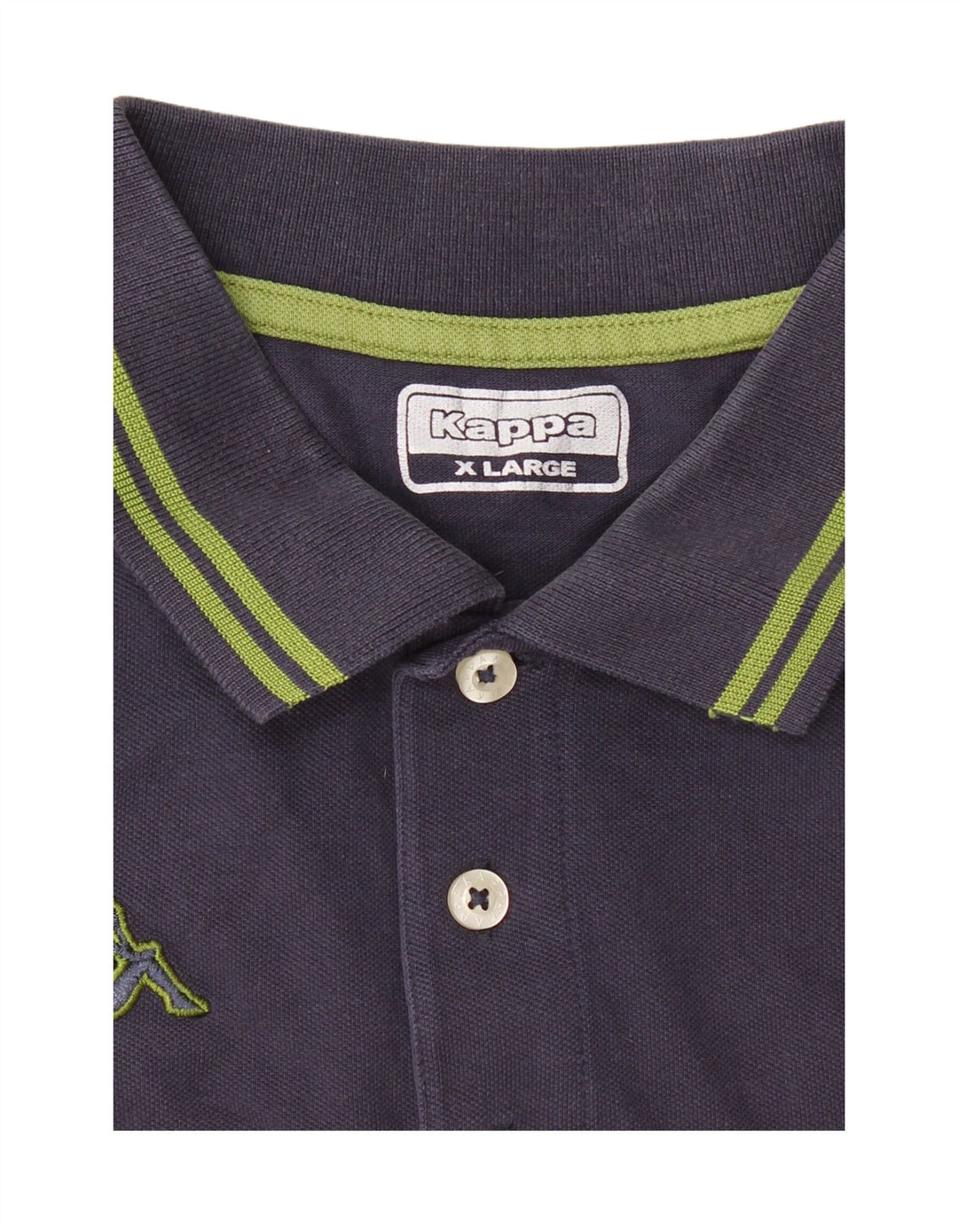 KAPPA Mens Polo Shirt XL Navy Blue Vintage Kappa and Second-Hand Kappa from Messina Hembry 