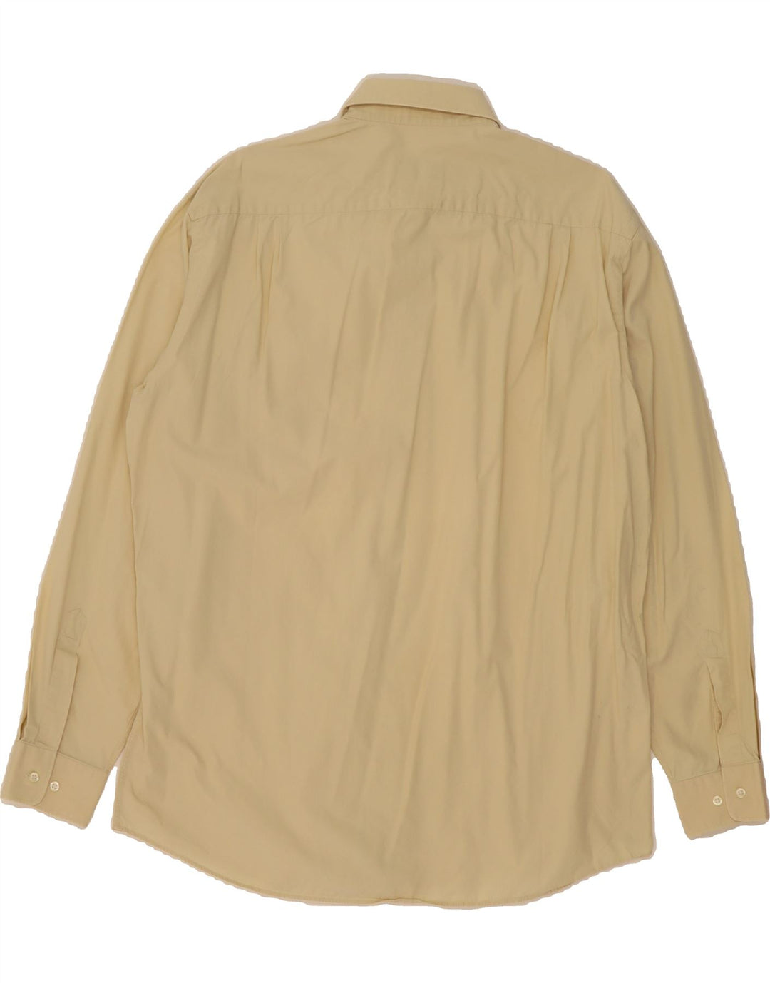 HUGO BOSS Mens Shirt Large Beige Cotton Vintage Hugo Boss and Second-Hand Hugo Boss from Messina Hembry 