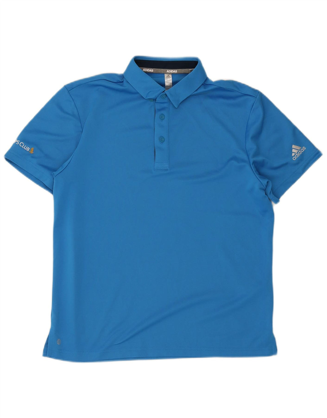 Męska koszulka polo Adidas, duża, niebieska, z poliestru
