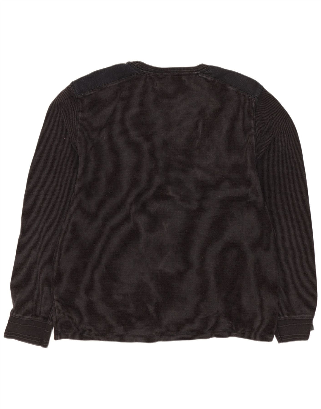 Męski top z długim rękawem Calvin Klein Jeans, duży, czarny, bawełniany