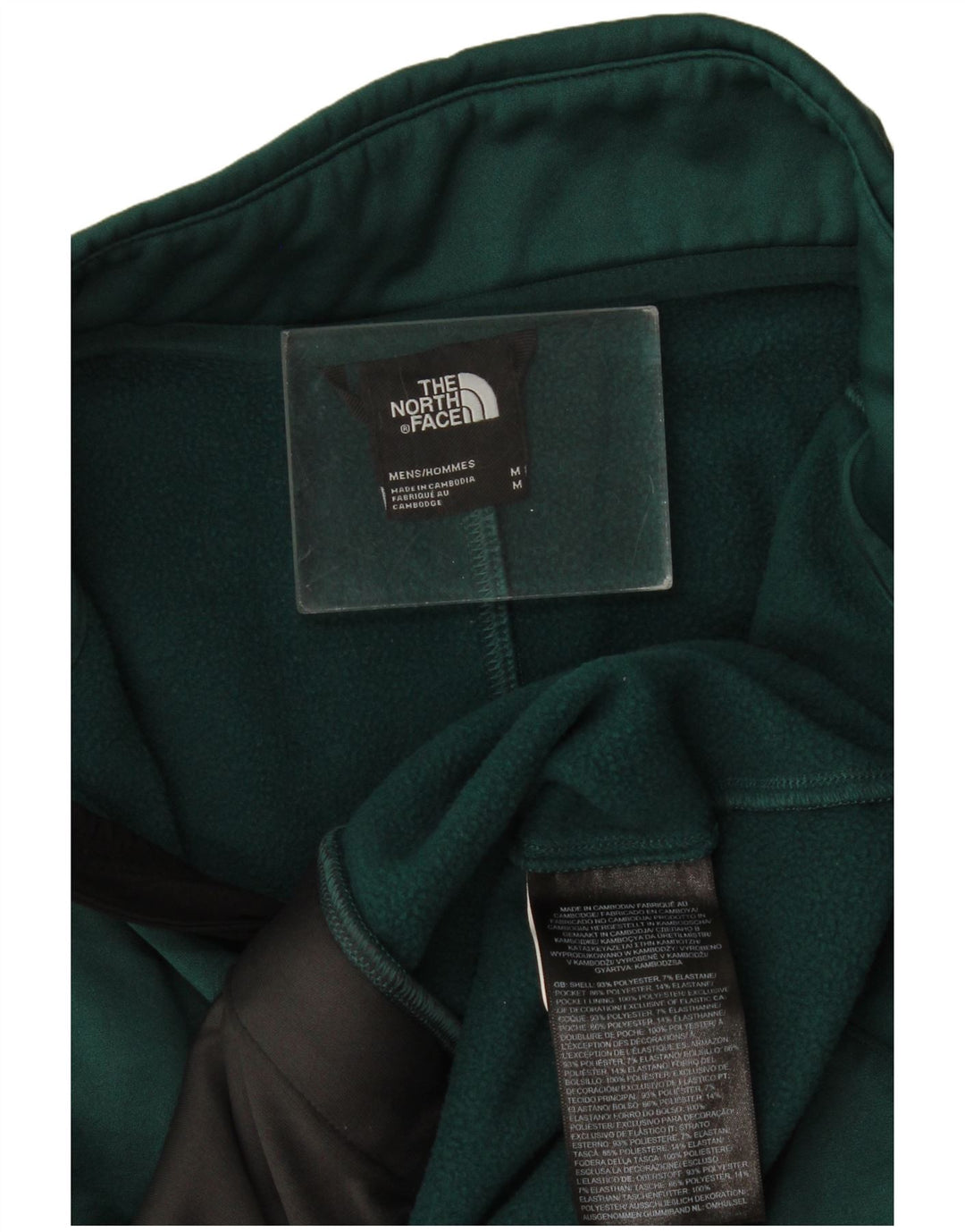 Męska kurtka dresowa The North Face w kolorze średniozielonym, poliestrowa