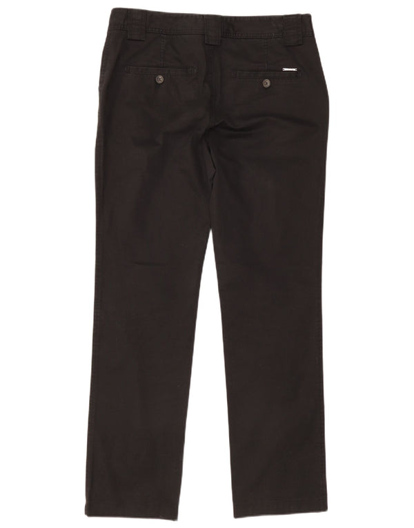Spodnie damskie Massimo Dutti Straight Chino EU 40 Medium W30 L30 Black