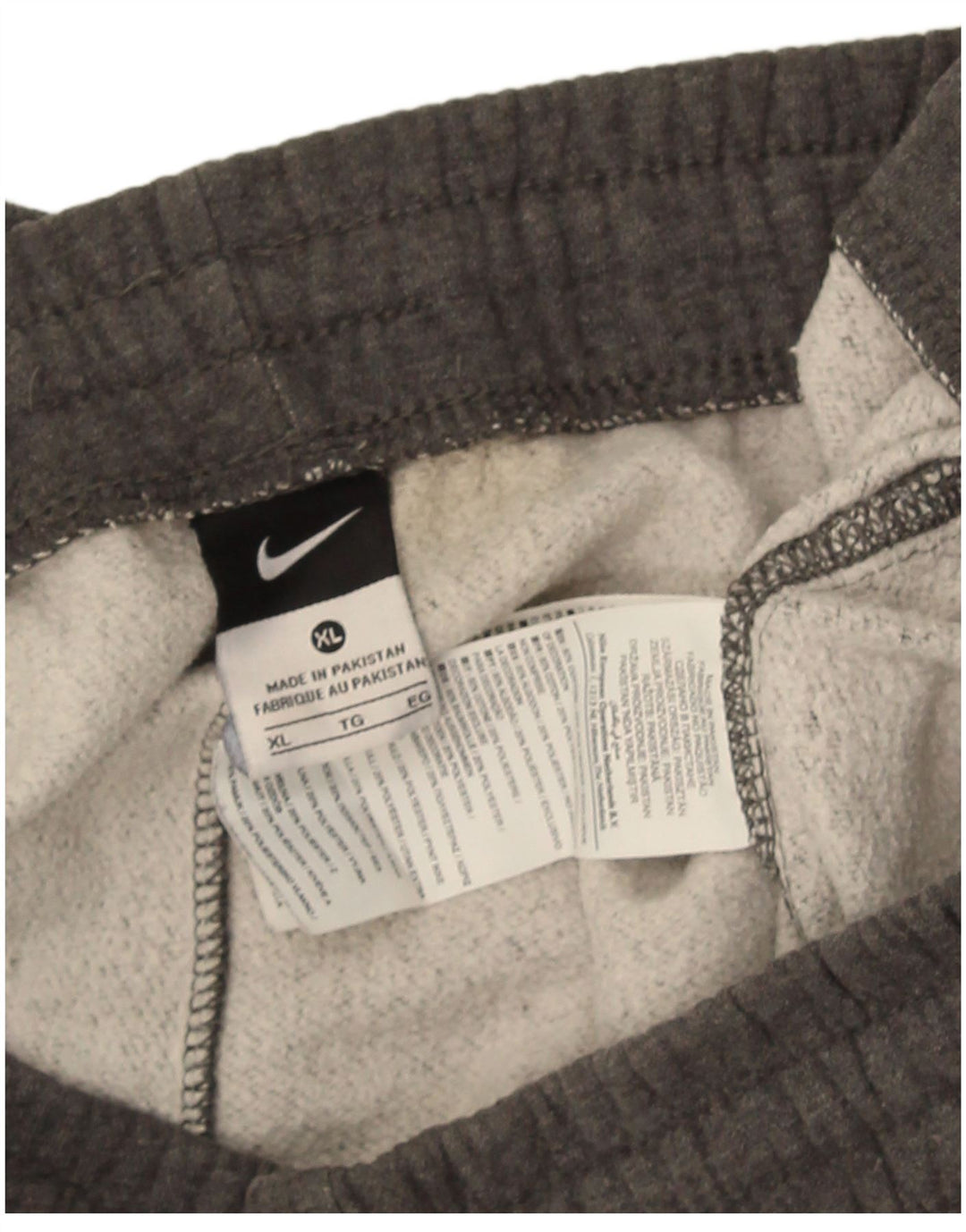 Męskie spodnie dresowe Nike XL, szare, bawełniane