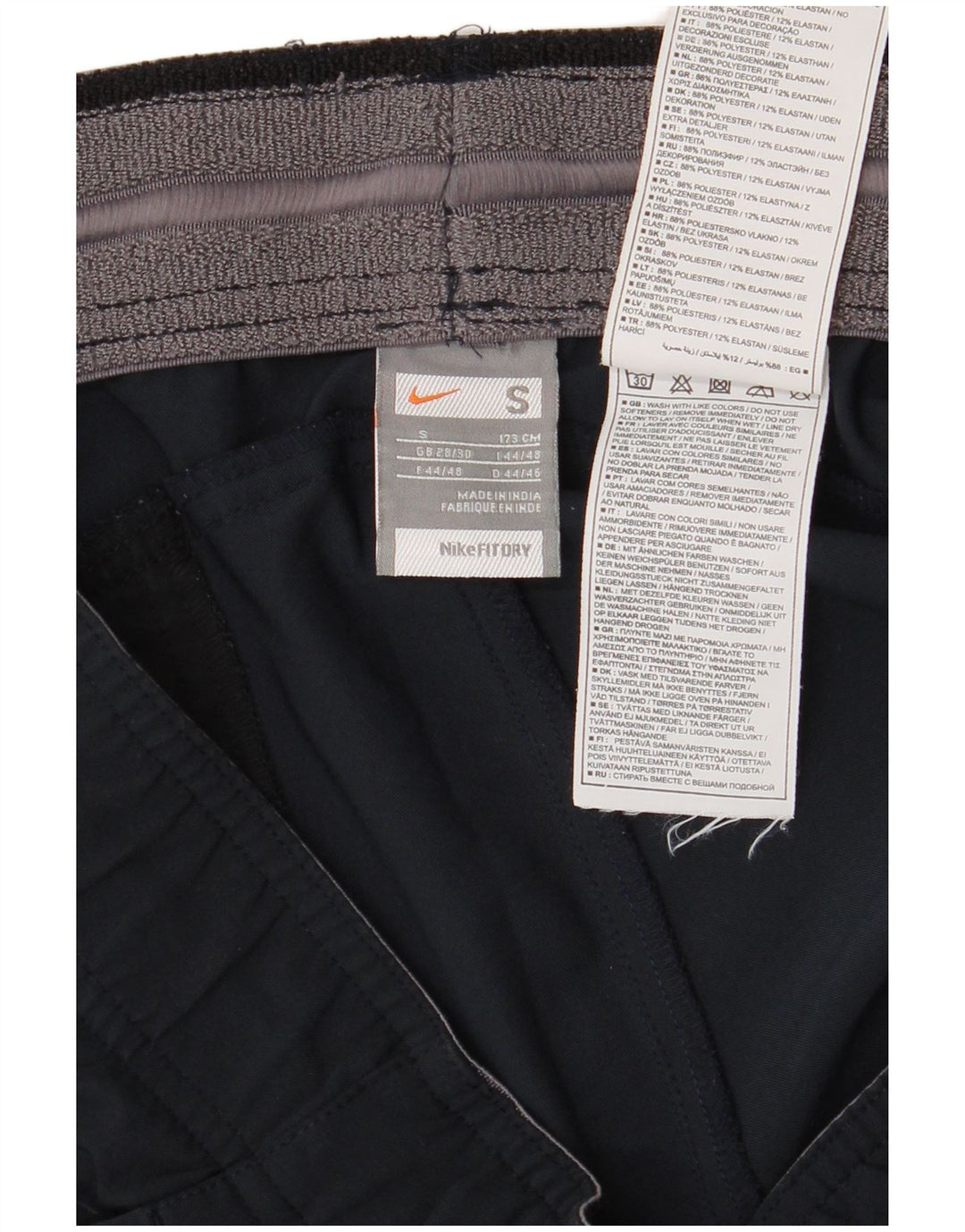 Męskie spodenki sportowe Nike, małe, granatowe