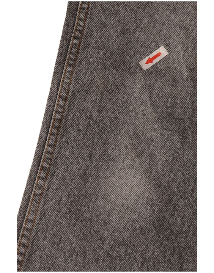 Męskie proste dżinsy Wrangler W32 L31 szare
