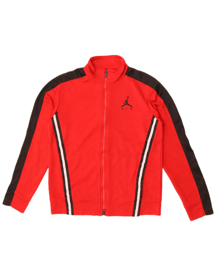 Jordan Chłopięca bluza dresowa Top 12-13 lat XL, czerwony, kolorowy poliester