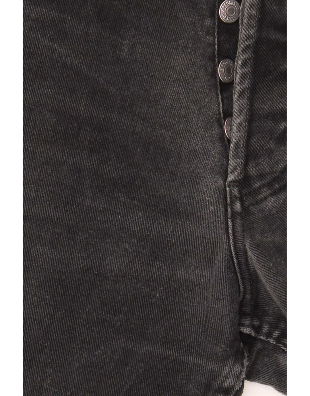 Męskie proste dżinsy Levi's W33 L34 Czarna bawełna
