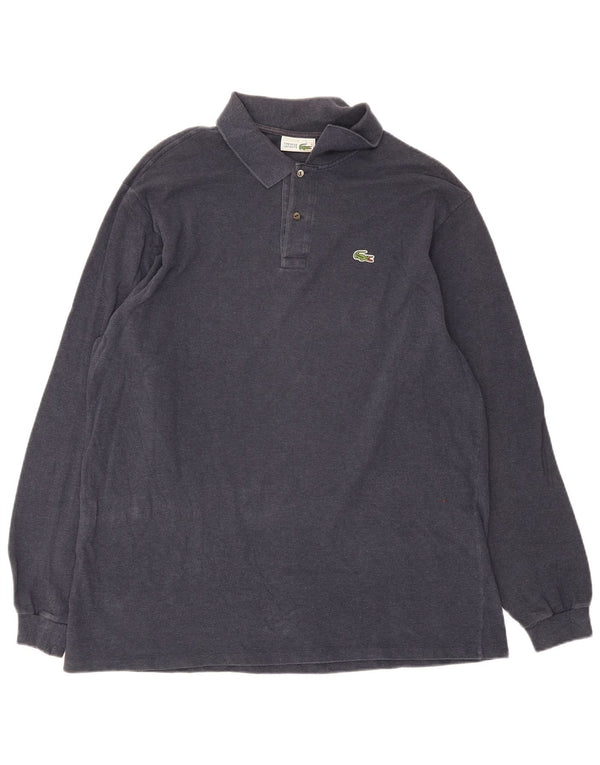 Męska koszulka polo Lacoste z długim rękawem, rozmiar 8, 3XL, granatowa, bawełniana