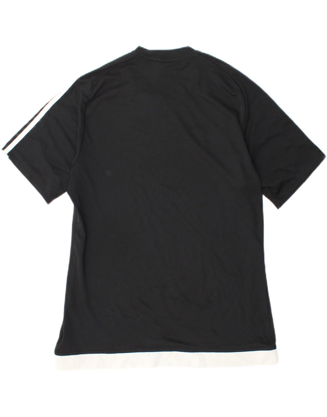 ADIDAS Womens Climalite T-Shirt Top UK 14 Medium Black Polyester