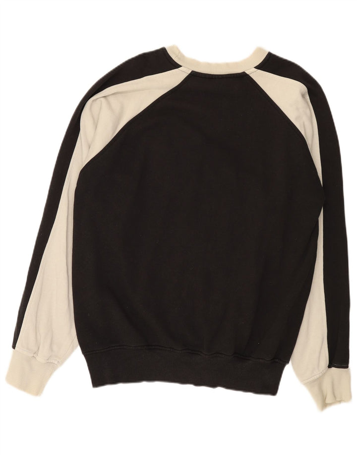 Męska bluza z grafiką Puma, mała czarna, z blokami kolorów