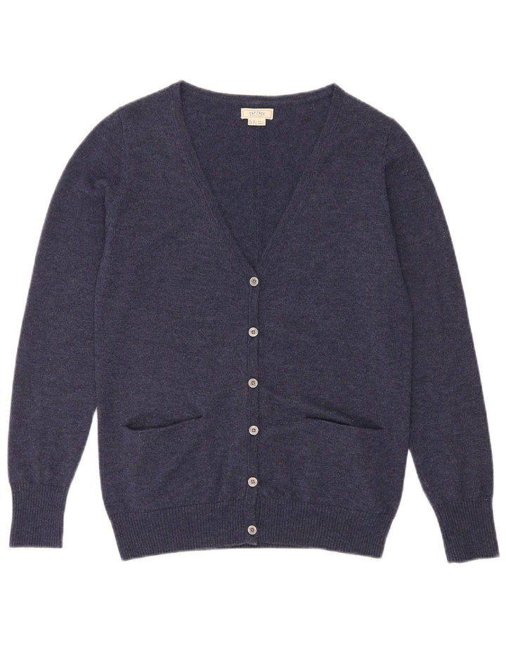 Damski sweter rozpinany Fat Face UK 10, mały, granatowy, wełniany