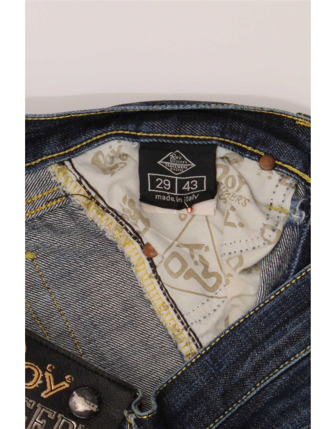 Damskie proste dżinsy Roy Rogers W29 L31 Niebieskie bawełniane