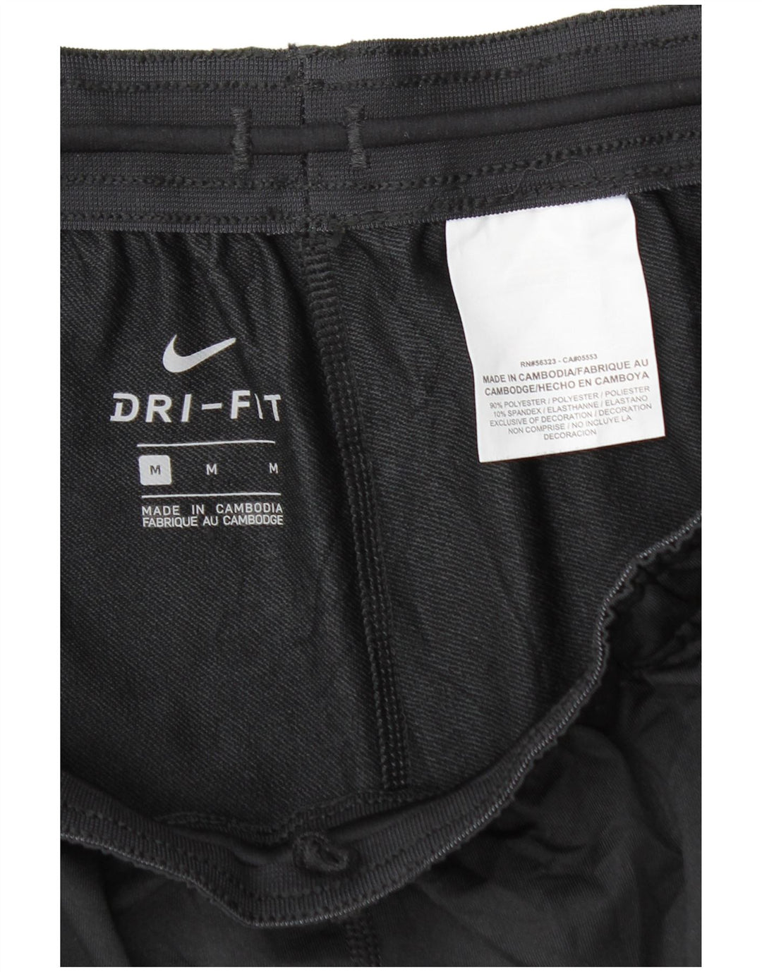 Męskie spodnie dresowe Nike Dri Fit, średni czarny poliester