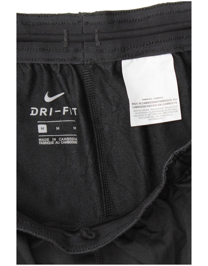 Męskie spodnie dresowe Nike Dri Fit, średni czarny poliester