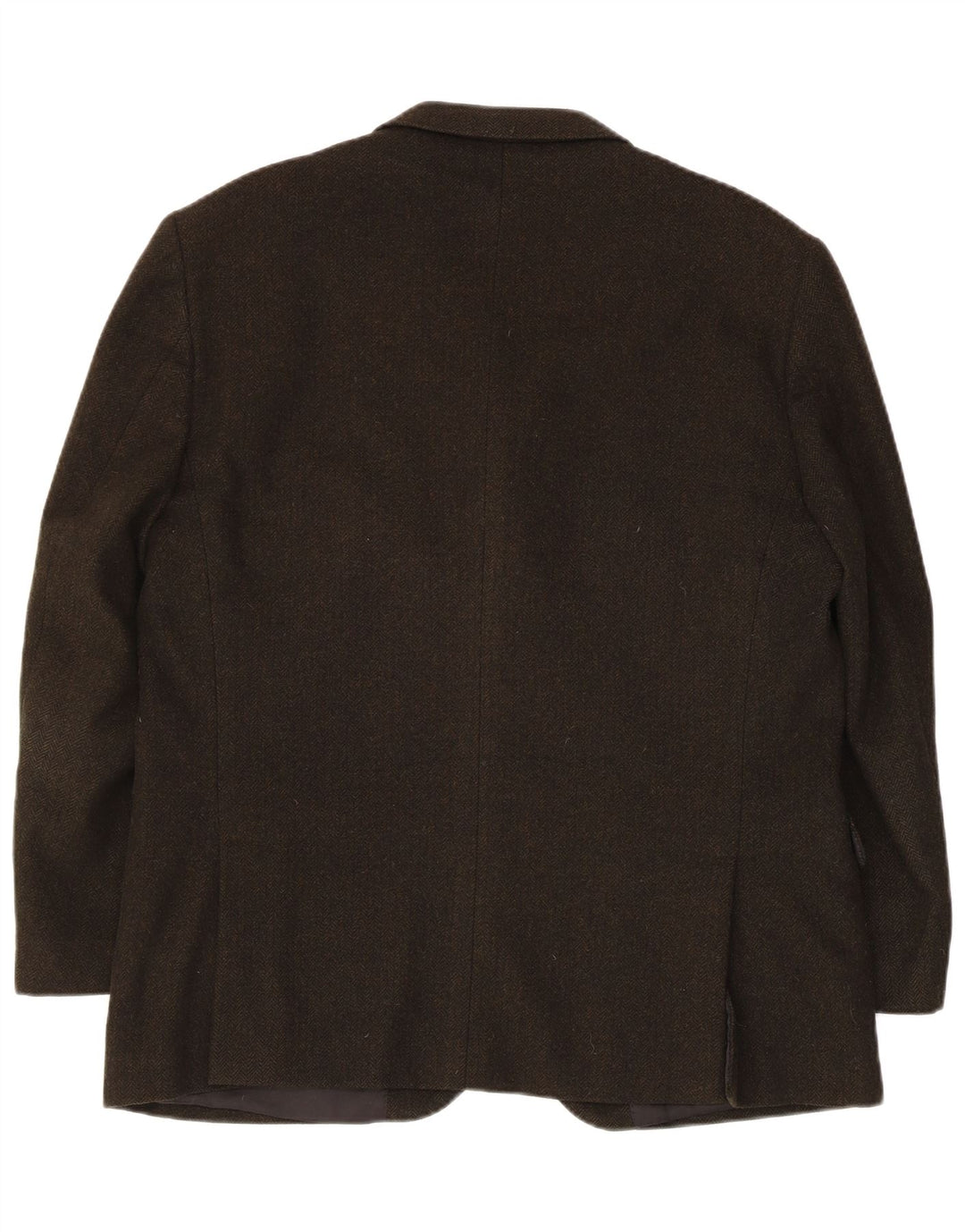 Vintage męska marynarka zapinana na 3 guziki IT 54 2XL Khaki, kaszmir w jodełkę