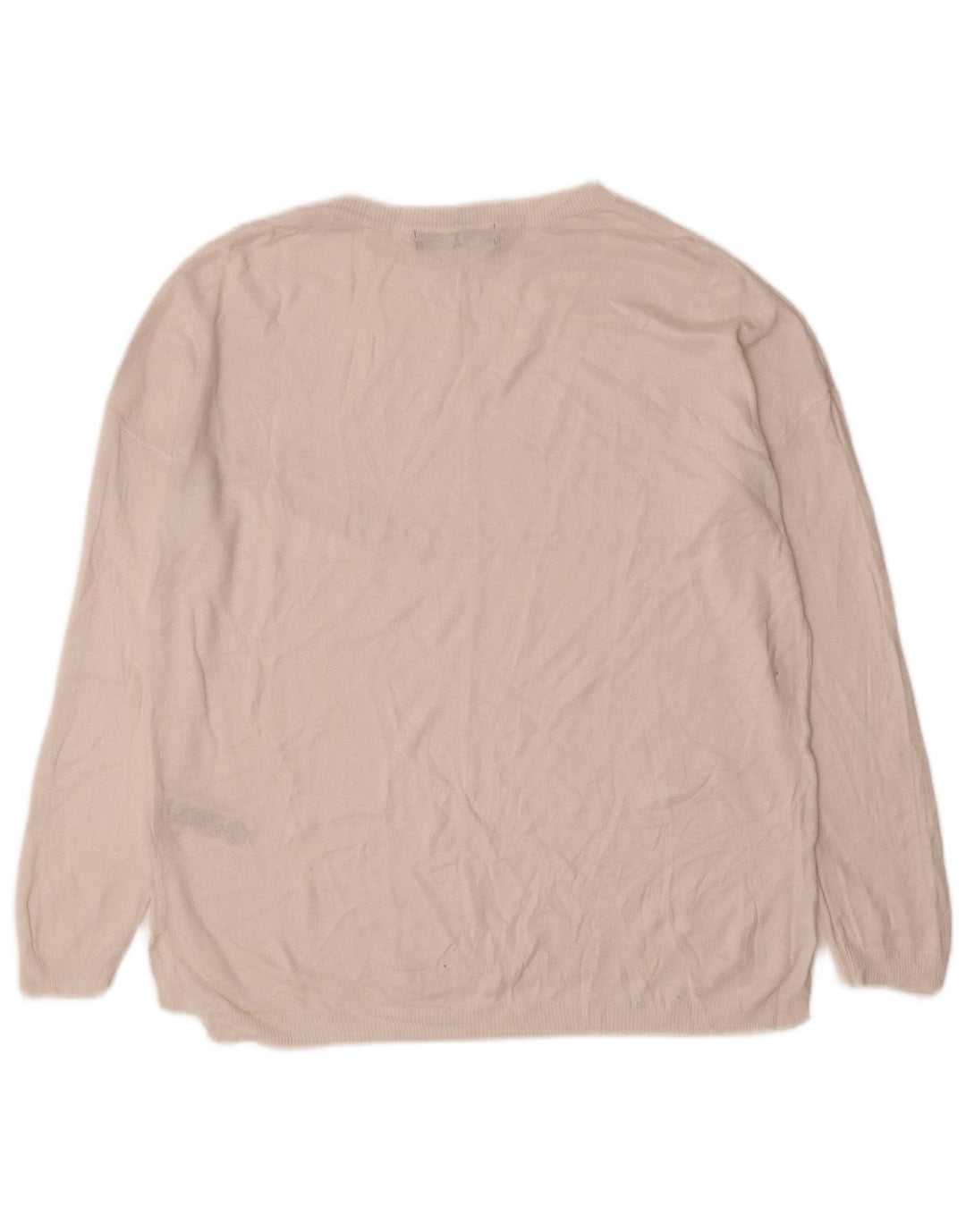 Marks & Spencer Damski sweter z dekoltem w łódkę, UK 14, średni złamanej bieli