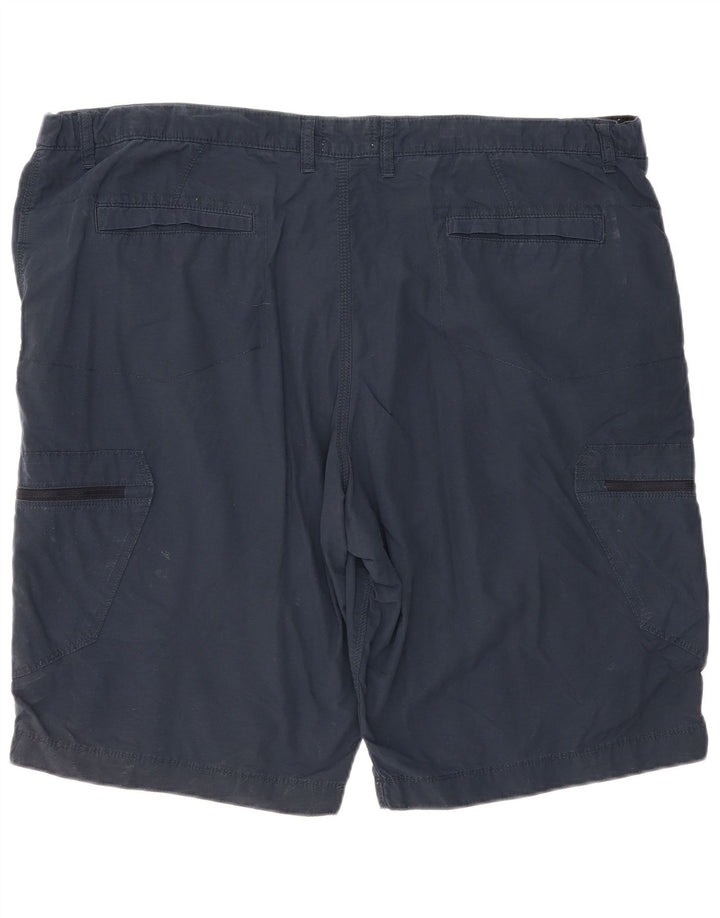Marks & Spencer Męskie spodenki cargo W44 2XL Granatowe, bawełniane