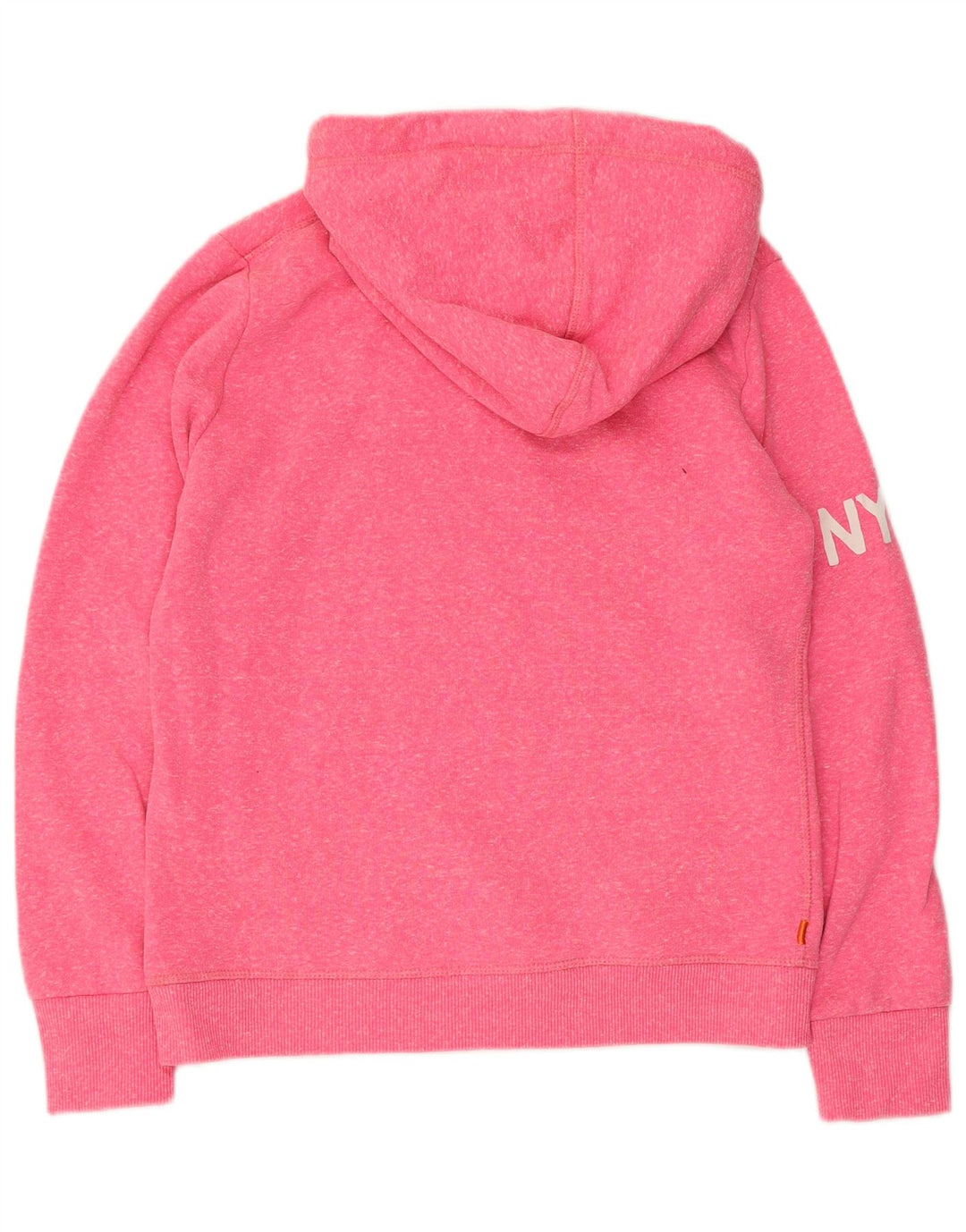 Damski sweter z kapturem Superdry, UK 14, średni różowy poliester
