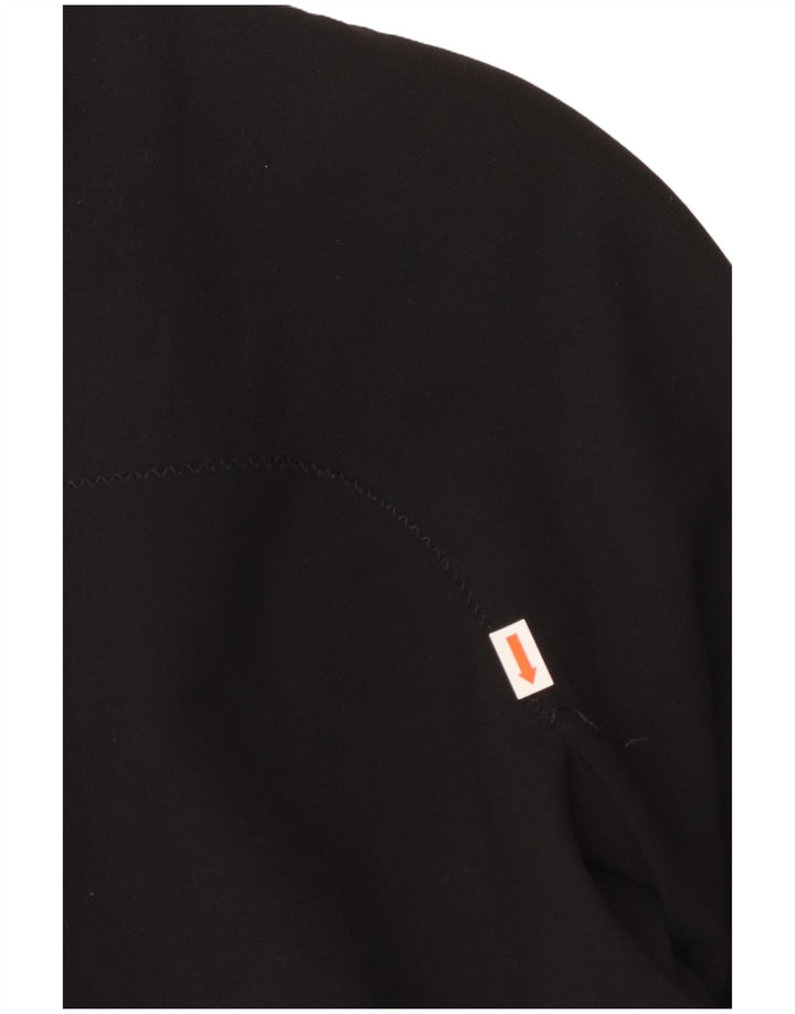 Damska marynarka VINTAGE UK 10, mała, czarna, poliester