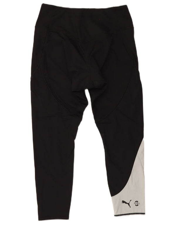 Damskie legginsy Puma UK 18 XL, czarne, z blokami kolorów