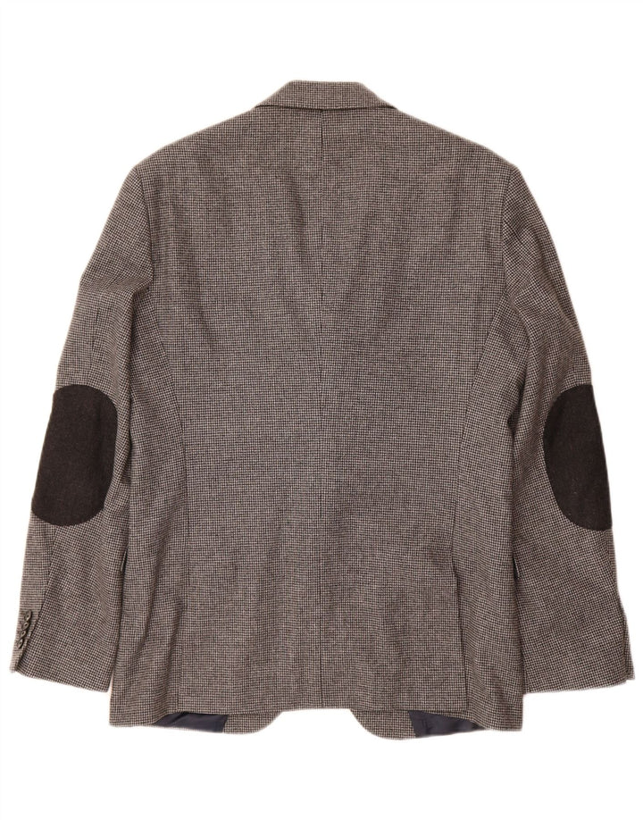 Męska dopasowana marynarka TOMMY HILFIGER IT 48 Średnioszara pepitka