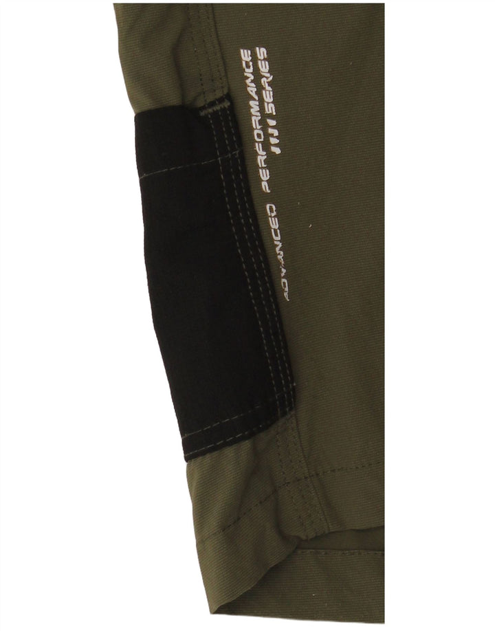 Męskie szorty cargo w stylu vintage, duże, w kolorze khaki, W34