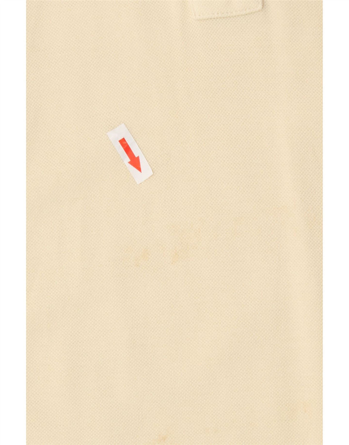 Męska koszulka polo Fred Perry, mała w kolorze złamanej bieli, bawełniana