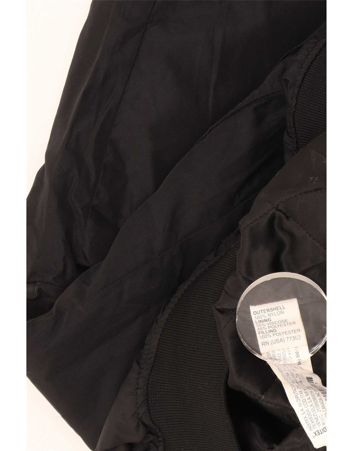 Męska kurtka użytkowa Vintage UK 38 Średni czarny nylon