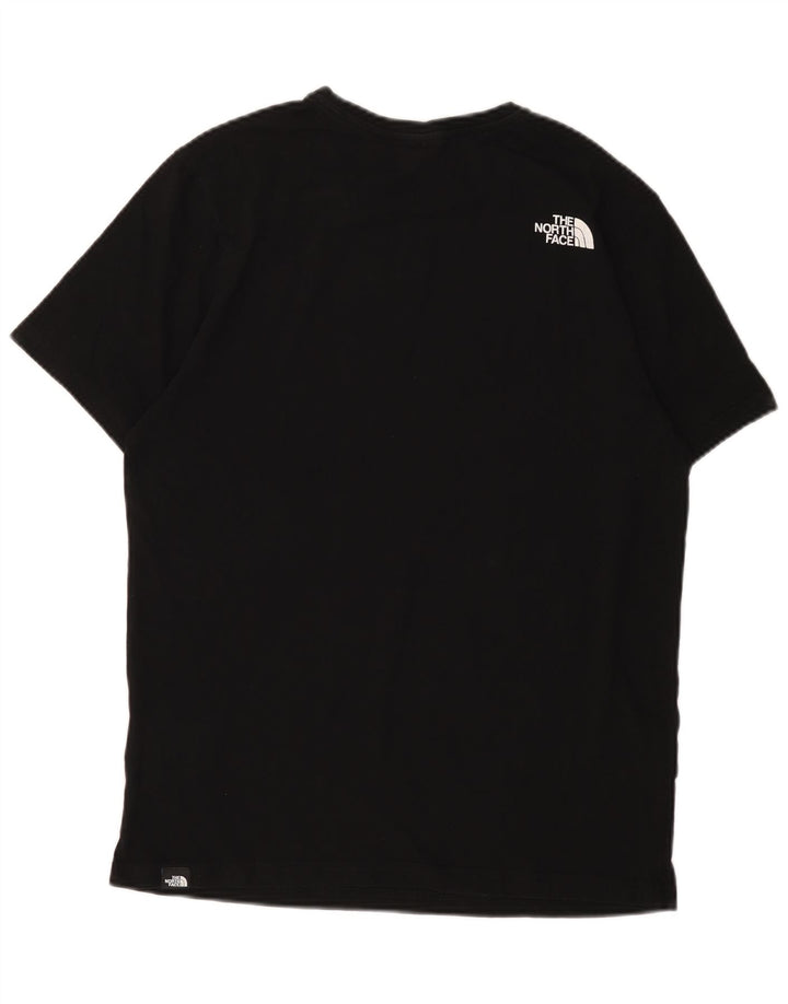 Męski T-shirt z grafiką The North Face, bawełniany, średni czarny