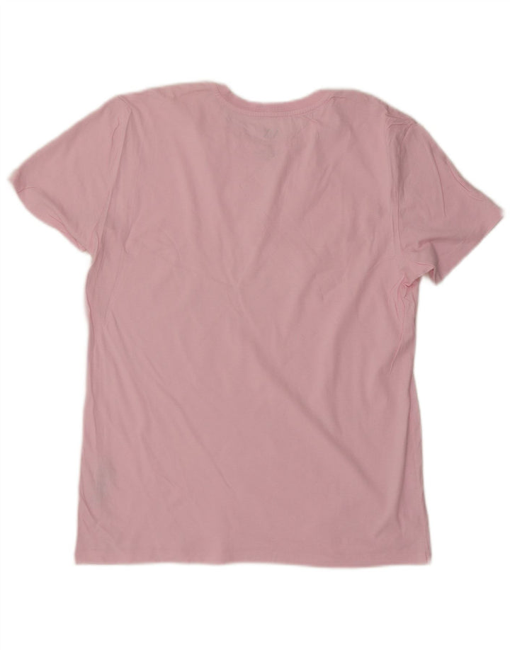 T-shirt męski Armani Exchange Top, średni, różowy, bawełniany