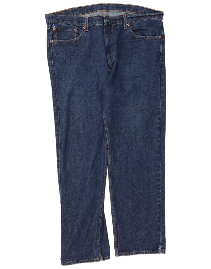 Męskie dżinsy Levi's 505 Straight W40 L30 Granatowa bawełna