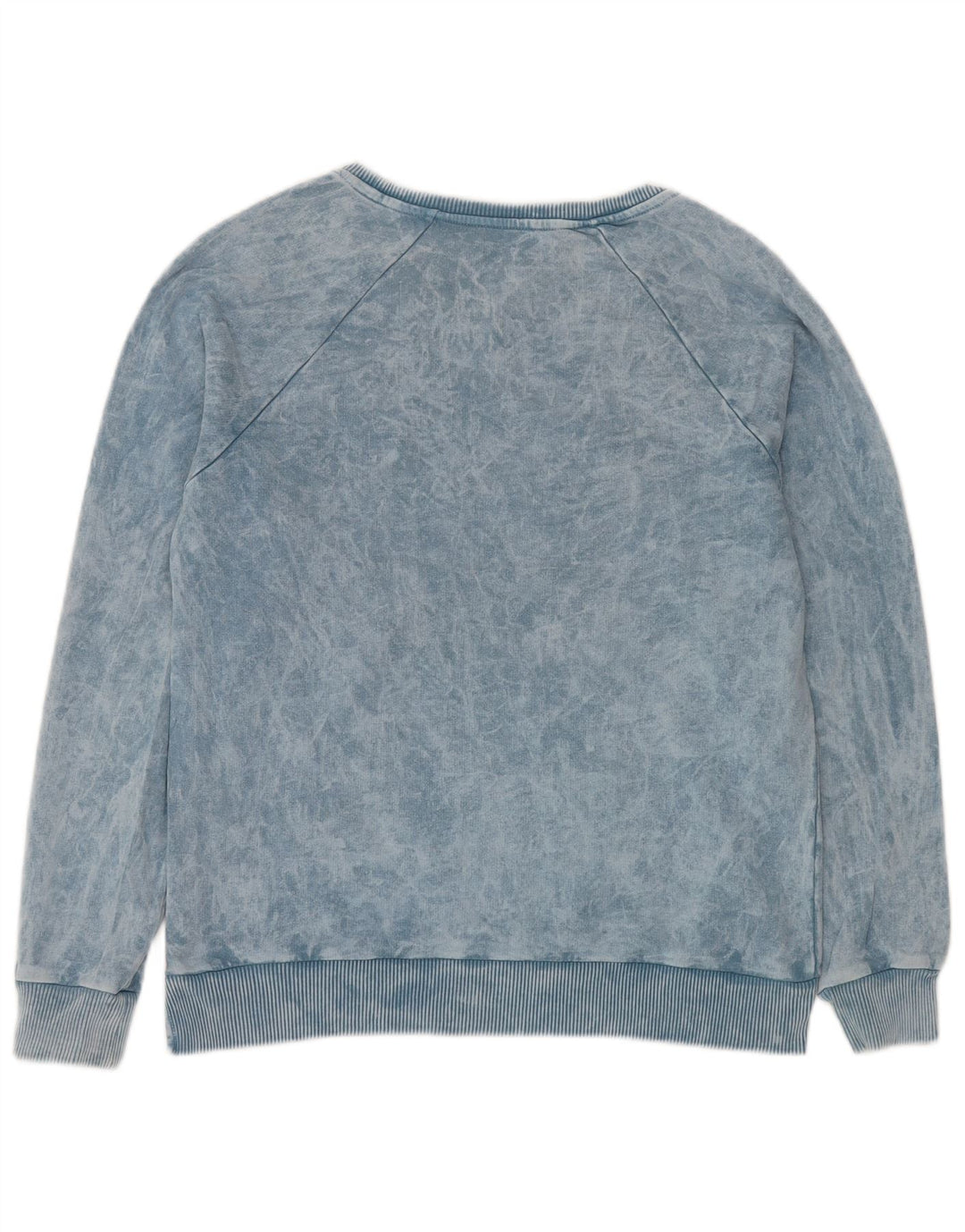 Męska bluza z grafiką Best Company, duża, niebieska, bawełniana typu Tie Dye