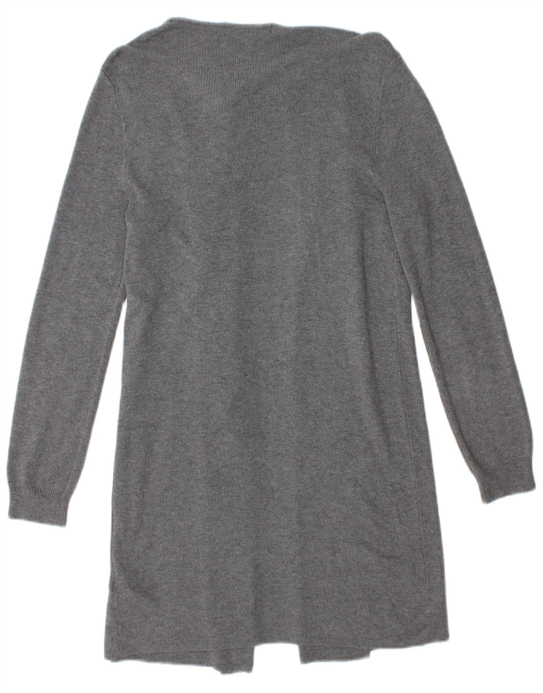 Marks & Spencer Damski sweter rozpinany o długim kroju, UK 10, mały, szary