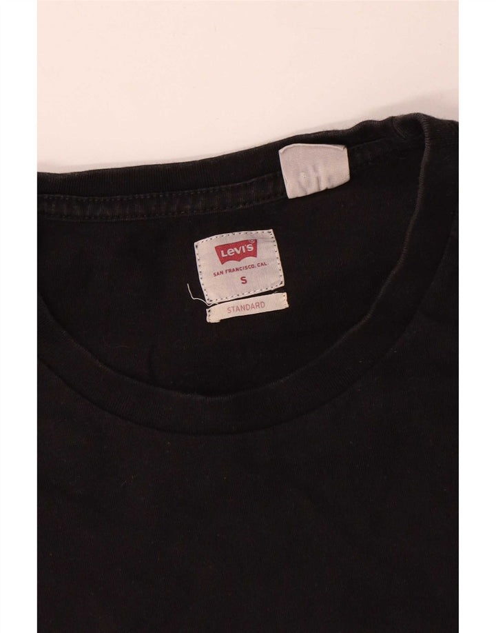 T-shirt męski Levi's o standardowym kroju, mały, czarny, bawełniany