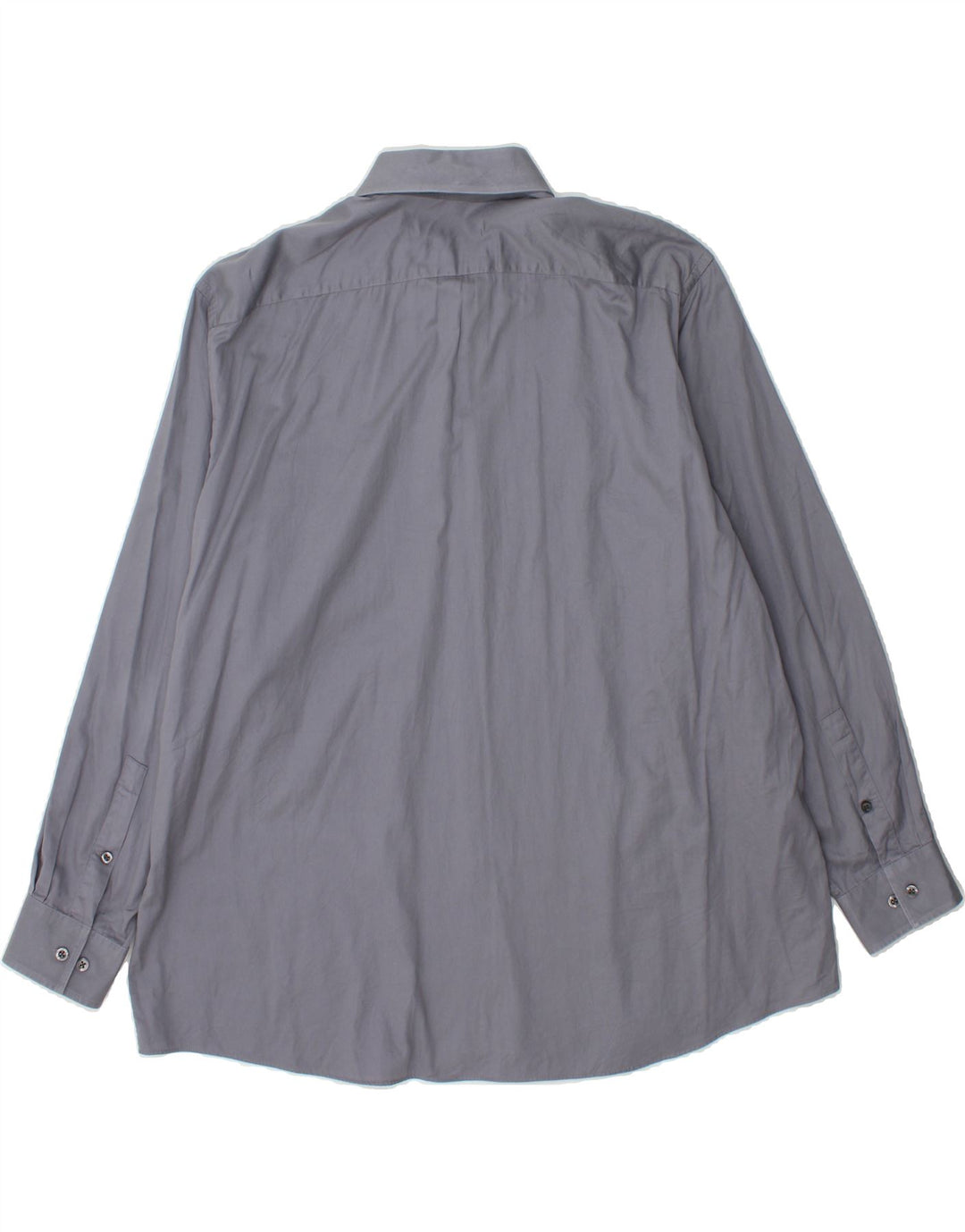 MICHAEL KORS Mens Regular Fit Shirt Size 18 2XL Grey Cotton Vintage Michael Kors and Second-Hand Michael Kors from Messina Hembry 