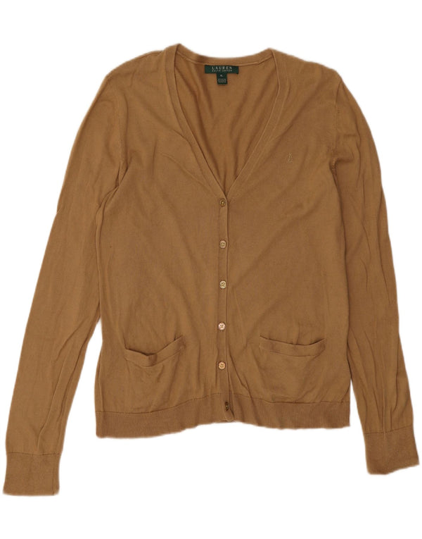Sweter damski Ralph Lauren UK 18 XL, beżowy, bawełniany