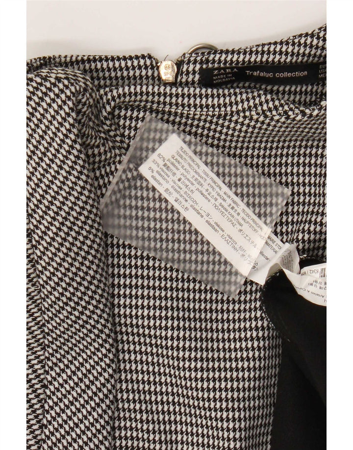 Sukienka damska Zara Trafaluc Basic UK 10, mała, czarna pepitka, poliester