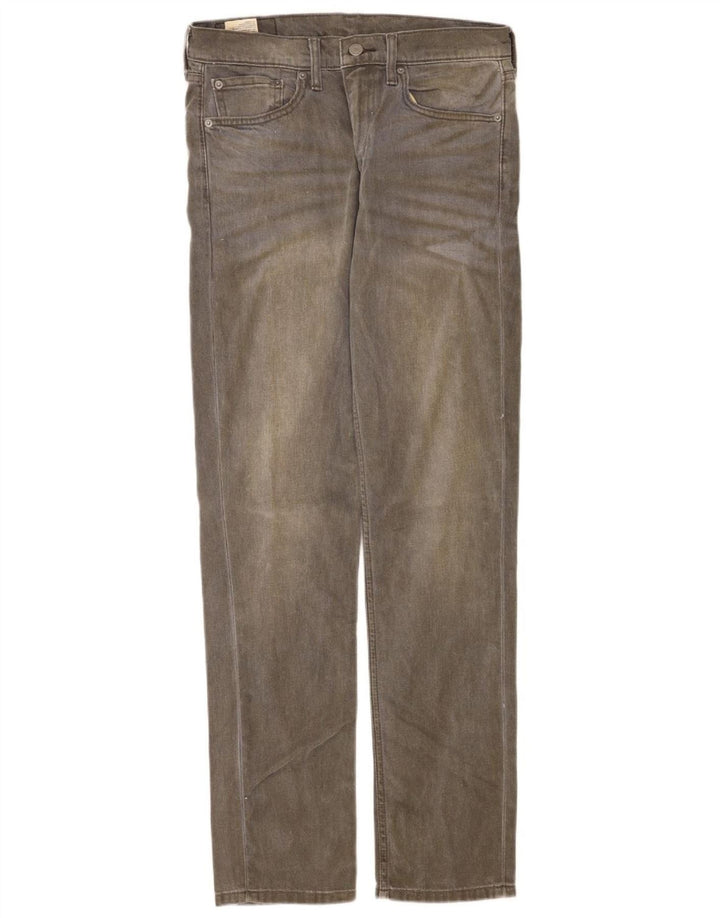 Męskie jeansy Levi's 511 Slim W32 L34 Szara bawełna